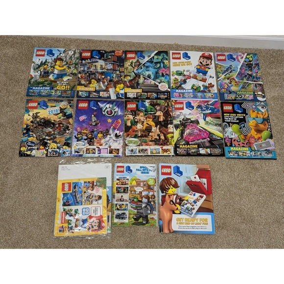 Other - Lego Life Magazine Lot Nintendo & Other From‎ Approx. 2018 + VTG